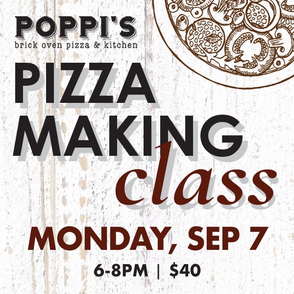 Adult Pizza Making Class — Monday, September 7, 2026
