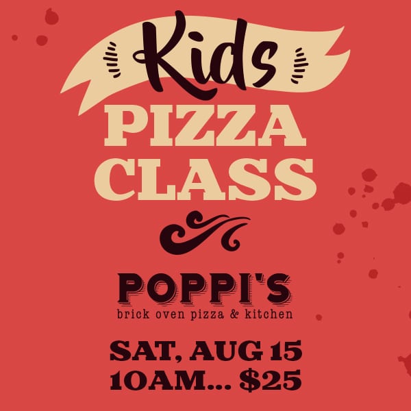 Kids Pizza Class — Saturday, August 15, 2026
