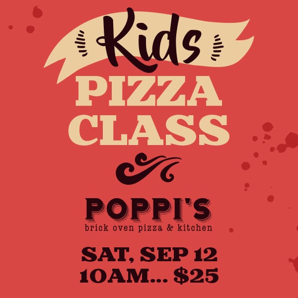Kids Pizza Class — Saturday, September 12, 2026