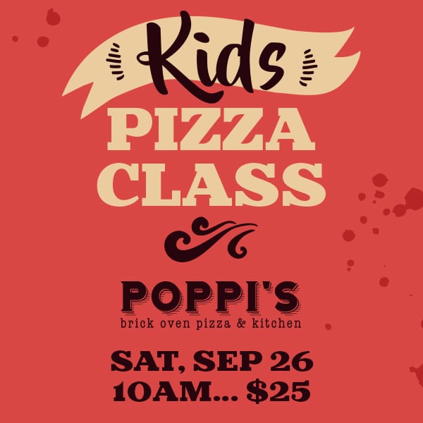 Kids Pizza Class — Saturday, September 26, 2026
