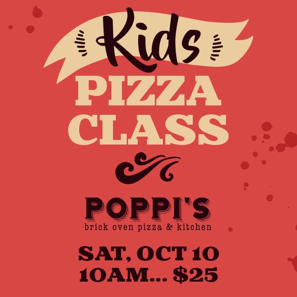 Kids Pizza Class — Saturday, October 10, 2026