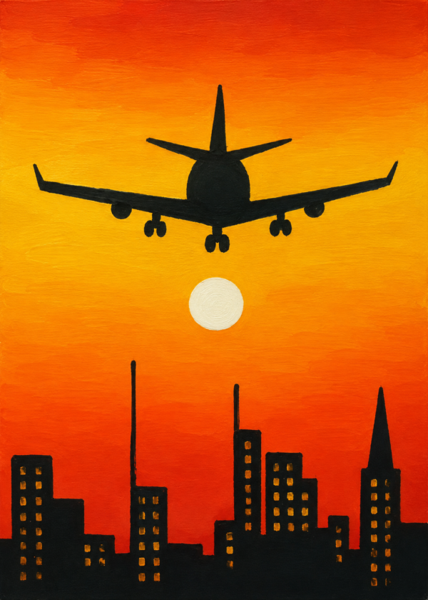 Sunset Arrival — Paint and Sip, September 23 2026